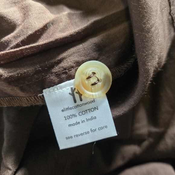 Little Cottonwood XL brown cottage dress - Picture 5 of 7